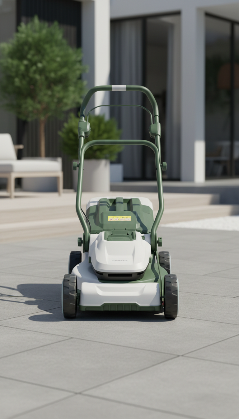 Cordless Electric Lawn Mower Steel Deck
